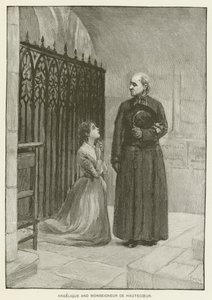 Angélica y Monseigneur de Hautecoeur de Pierre Georges Jeanniot