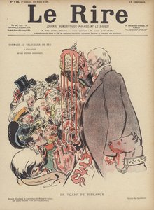 El brindis de Bismarck. Ilustración para Le Rire
