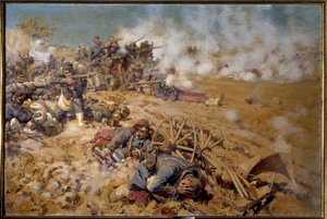 Guerra de 1870: Línea de fuego en la batalla de Rezonville, 16 de agosto de 1870