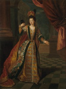 Louise Françoise de Bourbon 1673-1743, Mademoiselle de Nantes, ca 1690 de Pierre Gobert