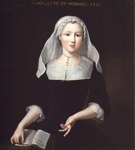 Retrato de Charlotte Grimaldi de Mónaco de Pierre Gobert