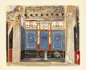 Tablinum de la Casa de la Pequeña Fuente, Casa della Fontana Piccola, Pompeya de Pierre Gusman