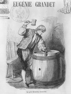Padre Grandet, el tonelero, ilustración de 