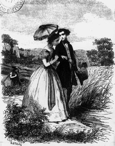 Félix de Vandenesse y Madame de Mortsauf, ilustración para 