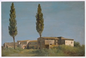 Fabrique en Villa Farnese: los dos álamos ... de Pierre Henri de Valenciennes