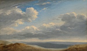 Estudio de nubes sobre la Campiña Romana c.1782-85 de Pierre Henri de Valenciennes
