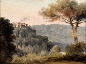 El pueblo de Nemi, finales del siglo XVIII principios del siglo XIX de Pierre Henri de Valenciennes