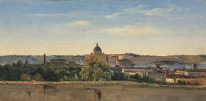 View of Rome de Pierre Henri de Valenciennes
