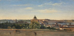 Vista de Roma, c.1782-1784 de Pierre Henri de Valenciennes