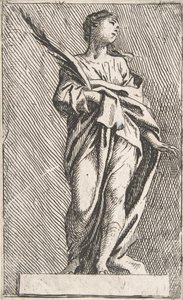 Figura femenina de pie, ca. 1739-40 de Pierre Ignace Parrocel