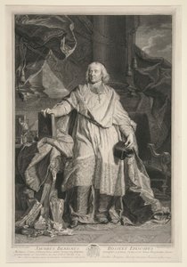 Retrato de Jacques Benigne Bossuet de Pierre Imbert Drevet