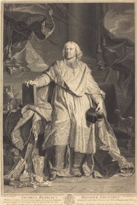 Jacques-Bénigne Bossuet de Pierre Imbert Drevet after Hyacinthe Rigaud