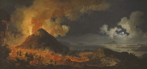 La erupción del Vesubio de Pierre Jacques Volaire