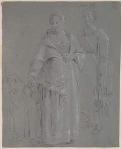 Tres figuras de Pierre Jacques Volaire