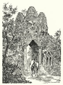 La puerta norte de Angkor-Thom de Pierre Jeannerat de Beerski