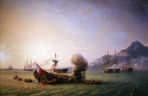 Francés: Combat du Grand Port, 23 de agosto de 1810