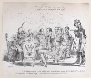 El congreso suspendido, ca. 1829 de Pierre Langlumé