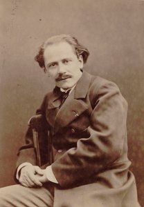 Retrato del compositor Jules Massenet 1842-1912, 1880 de Pierre Lanith Petit