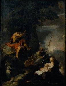San Juan Bautista predicando en el desierto