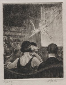 Acróbata en el Music Hall de Pierre Louis Gatier