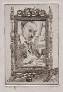 Autorretrato de Pierre Louis Gatier