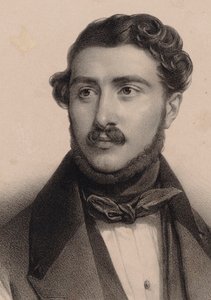 Retrato del compositor Théodore Labarre 1805-1870