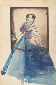 [La Condesa en chal de encaje], 1860s