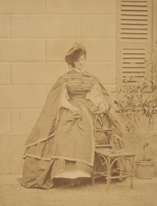 El vestido de tafetán, 1860s