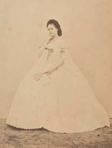 El peignoir plisado, 1860s