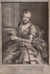 Madame de Pompadour, amante del rey Luis XV de Francia de Pierre Louis de Surugue
