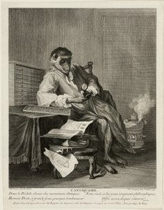 El mono anticuario de Pierre Louis de Surugue