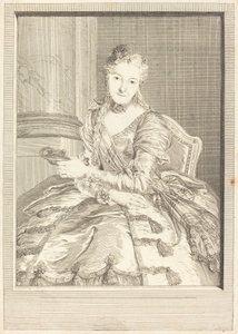 Mme. de M ... en traje de baile
