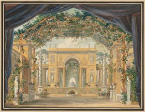 Condecoración ejecutada por el Cumpleaños de Su Majestad el Rey de Westfalia de Pierre Luc Charles Ciceri