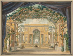 Decoración Ejecutada para el Cumpleaños de Su Majestad el Rey de Westfalia de Pierre Luc Charles Ciceri