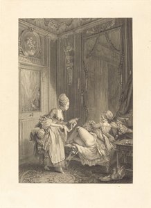 El curioso de Pierre Maleuvre after Pierre Antoine Baudouin