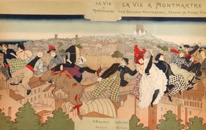 La vida en Montmartre, 1897 de Pierre Marie Louis Vidal
