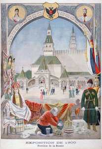 El pabellón ruso en la Exposición Universal de 1900, París, 1900 de Pierre Mejanel