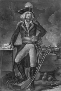 General Charles Pichegru (1761-1804) - Retrato de cuerpo entero de Charles Pichegru (1761-1804), general en jefe de los ejércitos del Norte, de Sambre y Meuse, del Rin y del Mosela - Grabado por Pierre Michel Alix (1762-1817), por Alexandre Evariste Fragon de Pierre Michel Alix