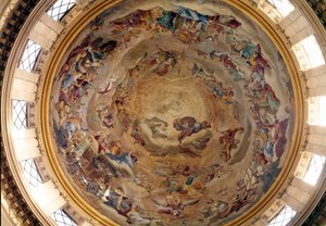 Cúpula de la Iglesia de Val de Grace pintada por Pierre Mignard (1612-1695) de Pierre Mignard