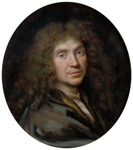 Retrato del autor Molière 1622-1673, ca. 1658 de Pierre Mignard