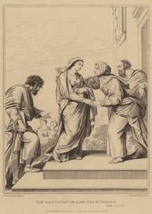 La salutación de María y Isabel, Lucas de Pierre Mignard