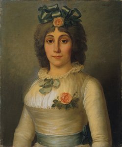 Retrato de Anne-Josèphe Théroigne de Méricourt 1762-1817, 1793 de Pierre Nicolas Selles