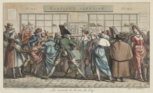 Los holgazanes de la Rue du Coq de Pierre Nolasque Bergeret