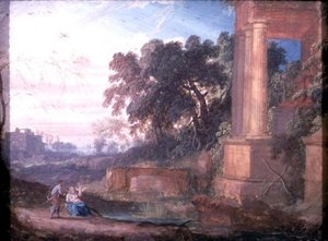 Descanso en la huida a Egipto de Pierre Patel