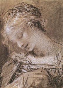 Cabeza de la Virgen de Pierre Paul Prudhon