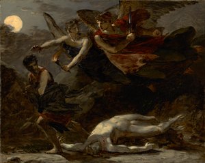 Justicia y Venganza Divina Persiguiendo el Crimen, c.1805-6 de Pierre Paul Prudhon