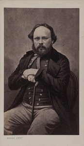 Retrato de Pierre-Joseph Proudhon 1809-1865, ca. 1860 de Pierre Petit