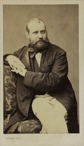 Retrato del compositor Charles Gounod 1818-1893, c. 1870 de Pierre Petit