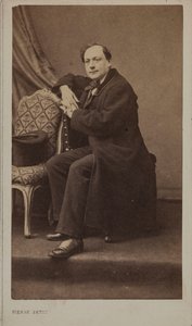Retrato del poeta Théodore de Banville 1823-1891 de Pierre Petit