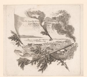 Vista del puerto de Mesina
Vista del puerto de Mesina dibujada antes del terremoto que llegó en febrero de 1783 (título en el objeto)